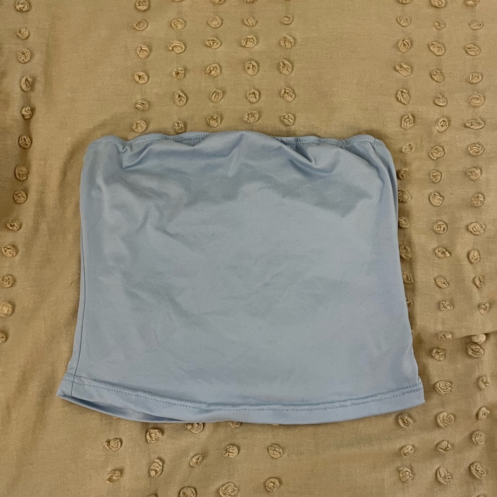 Light Blue Tube Top